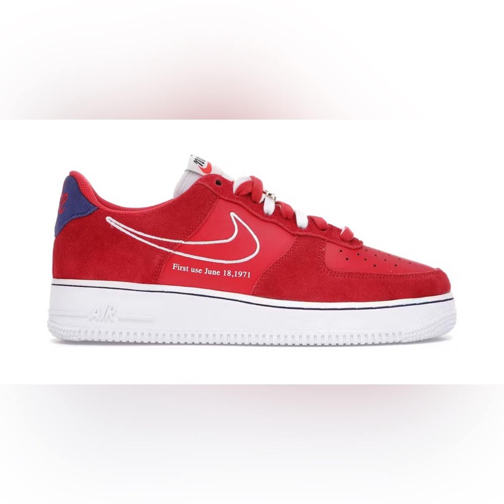 NIKE AIR FORCE 1 low University Red mens size 13